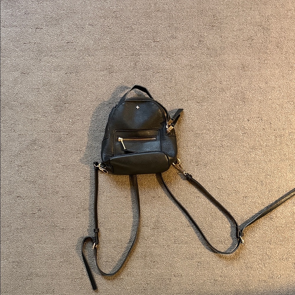 Peta + Jain Zoe Black Mini Backpack Princess Polly